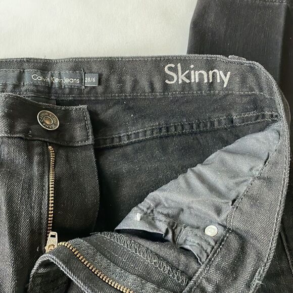 Calvin Klein Jeans, Skinny Stretch Black, 28/6 - Picture 5 of 5